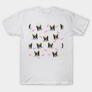 french bulldog and candies T-Shirt